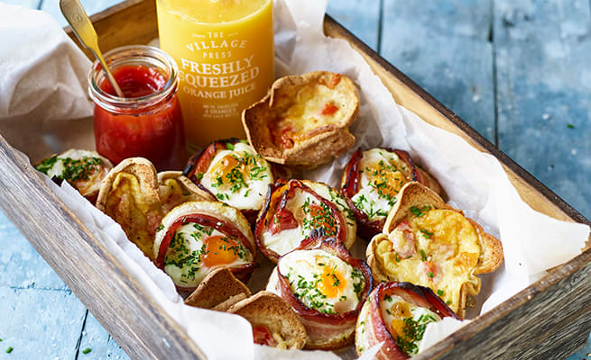Make delicious egg cups, perfect for picnics with Milk & More
