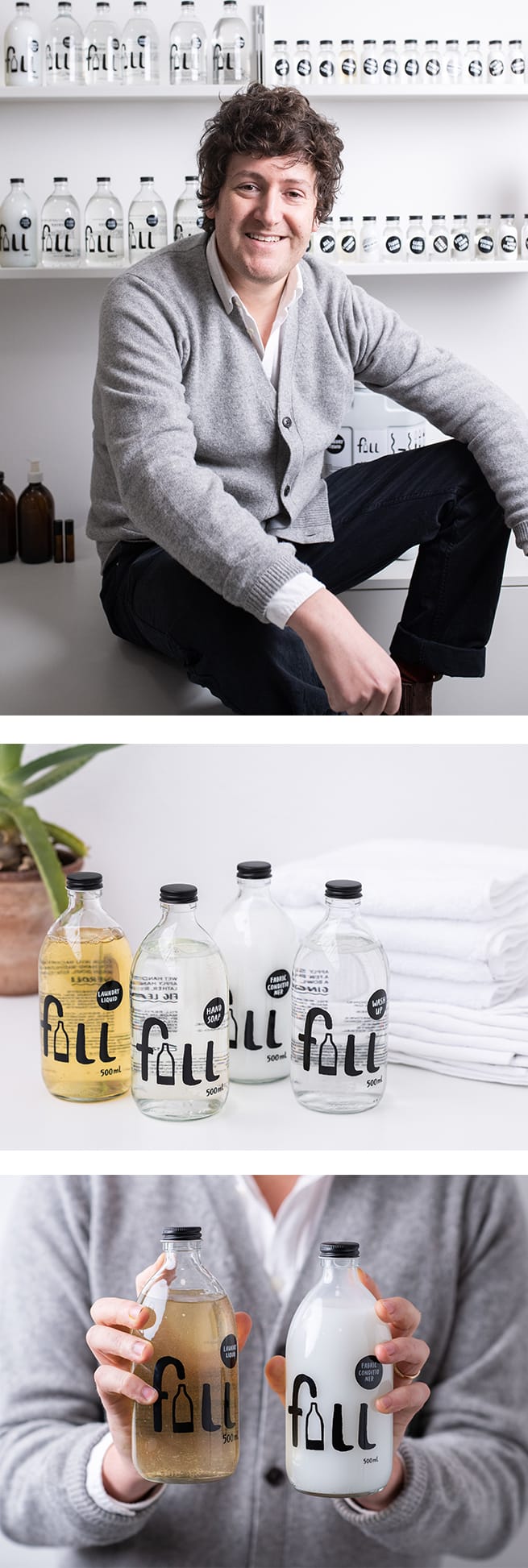 Fill refillable bottles