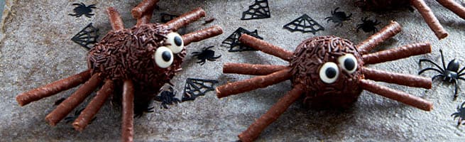 chocolate spider treats