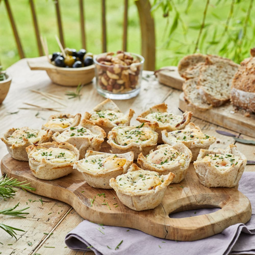 Mini Cheesy Open Sandwiches Recipe | Milk & More Blog