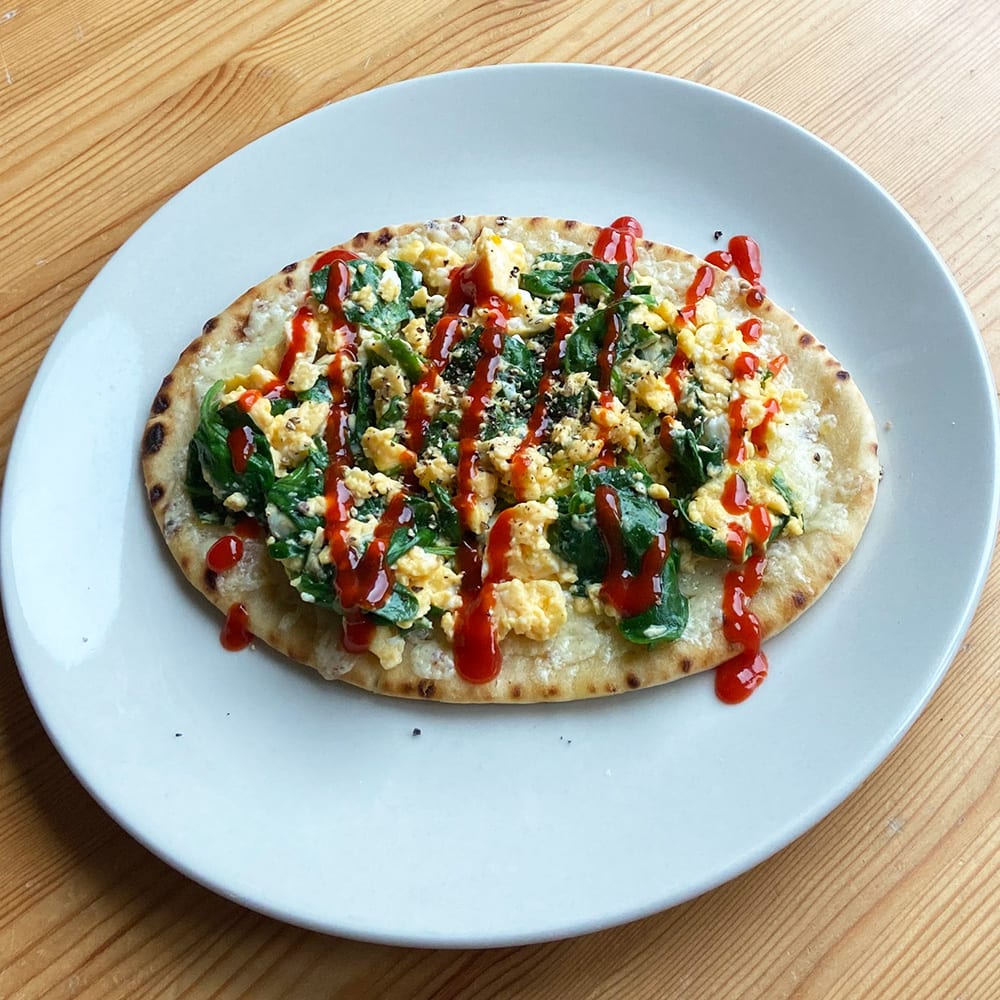 Egg and Cheese Flatbreads Recipe | Milk & More