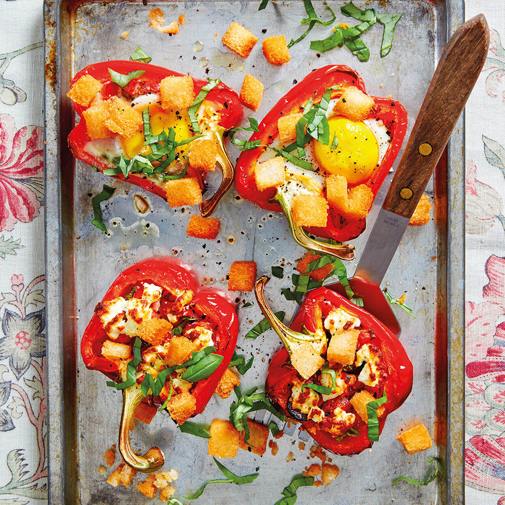 mediterranean baked peppers