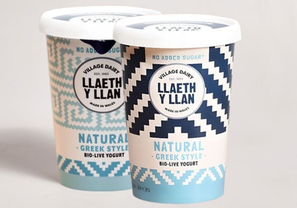 Llaeth Y Llan yoghurts