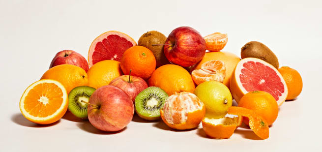 organic fruit box contents