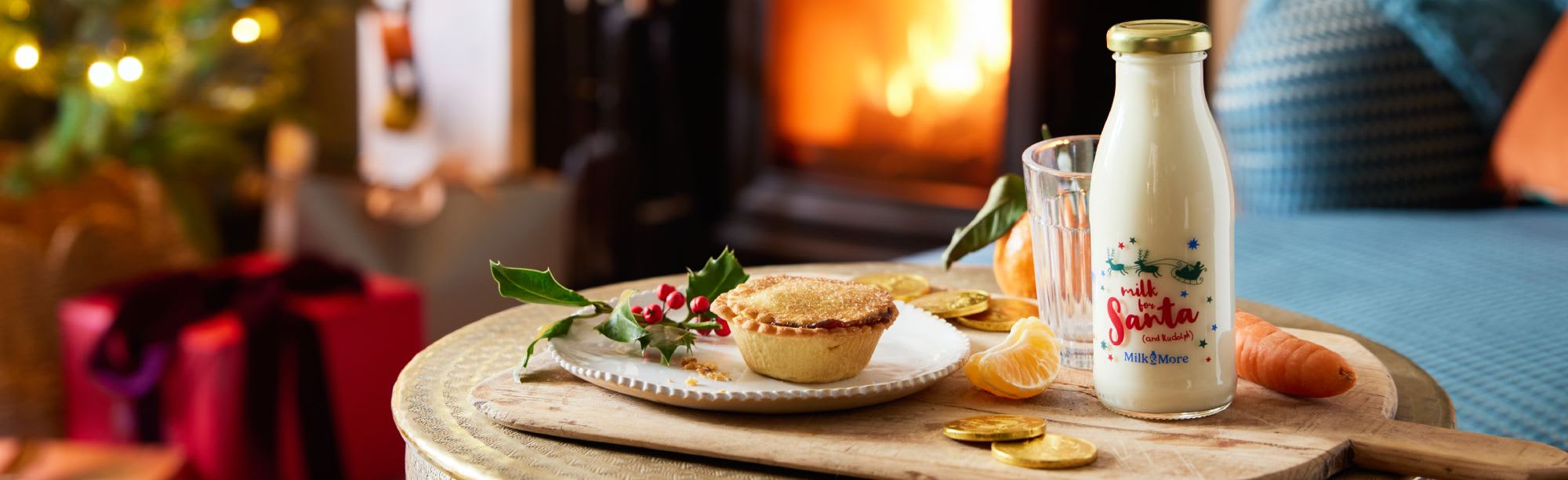 Milk for Santa bottle