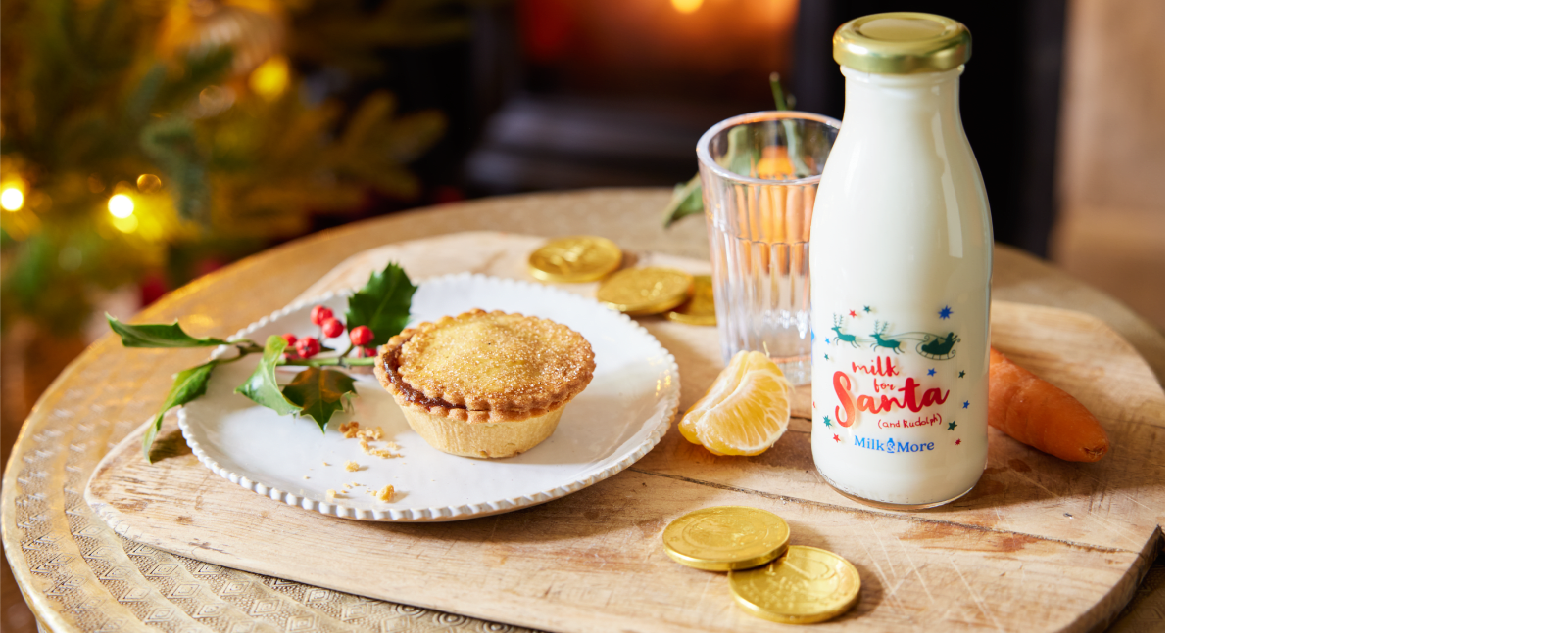 santa milk, milk for santa bottle