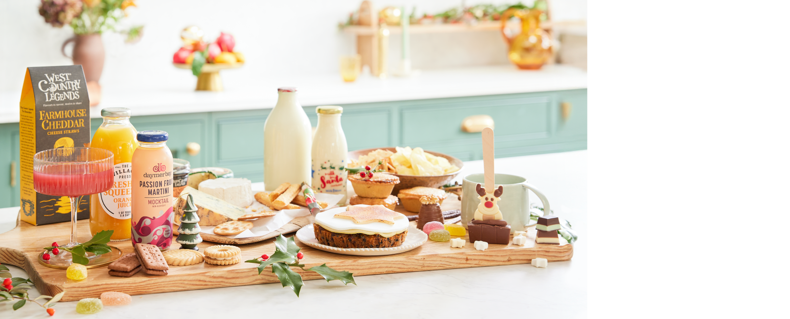 Christmas sweet treats and savoury snacks