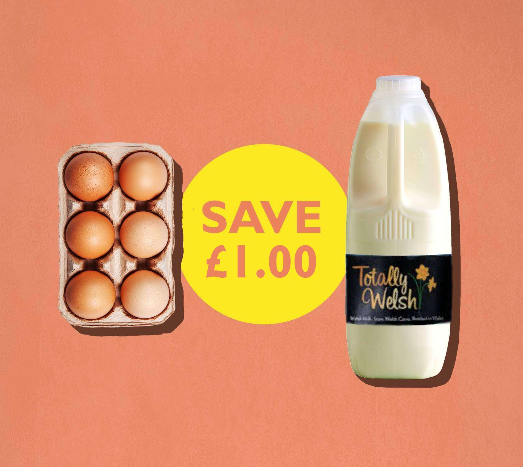 eggs and milk