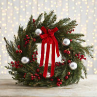 Rose Gold Christmas Wreath At Home Milk More