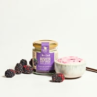 River Cottage Organic Blackcurrant on-the-Bottom Yoghurt in Glass, 160g
