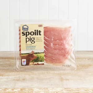 Spoiltpig Unsmoked Dry Cured Back Bacon, 184g