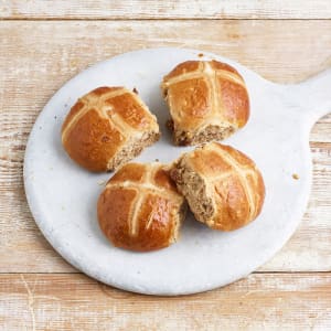The Artisan Bakery Hot Cross Buns, 4 Pack
