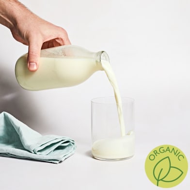 Milk More Organic Whole Milk In Glass Dairy Milk More