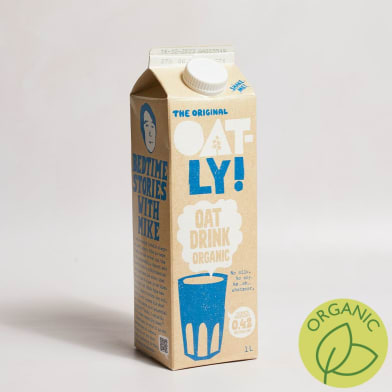Oatly Fresh Oat Drink Chilled Organic Semi Dairy Milk More