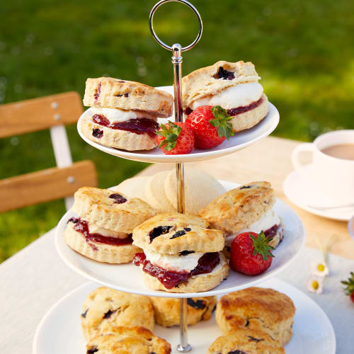 Classic Blueberry Scones with Summer Fruits